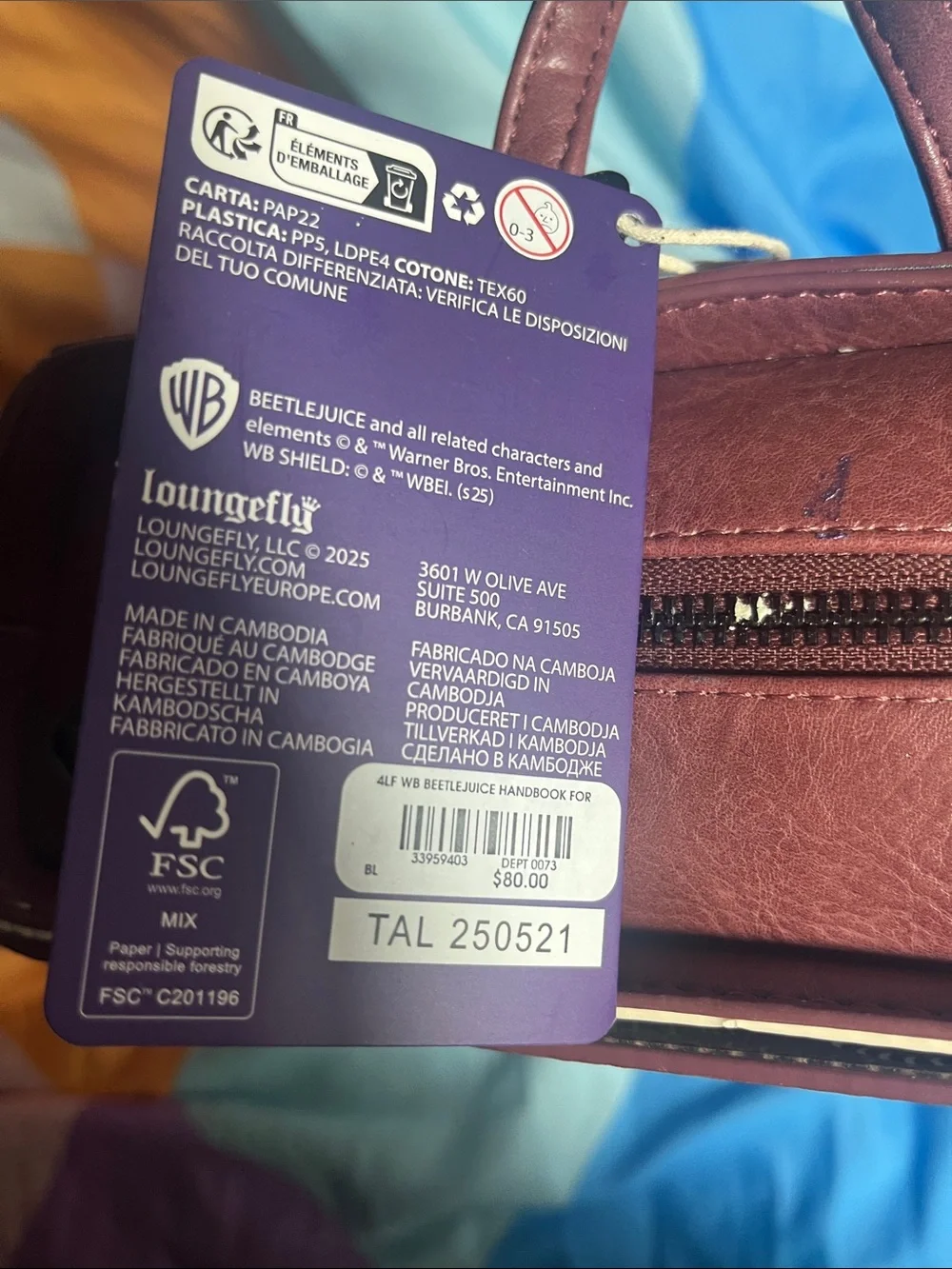 Loungefly Maroon 
